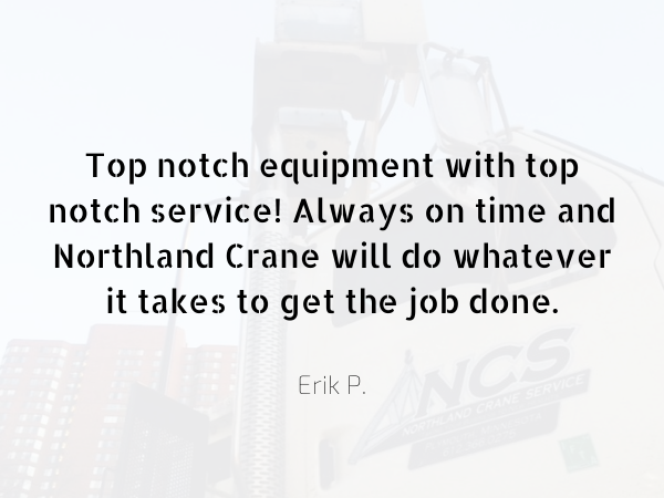 Northland Crane - expert crane service